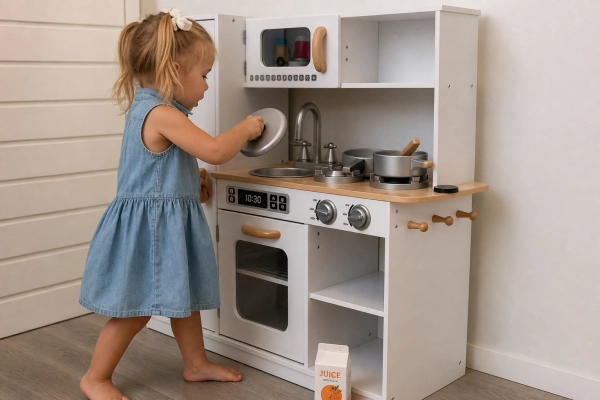 Hoe weet je dat het tijd is om een kinderkeukentje te kopen?