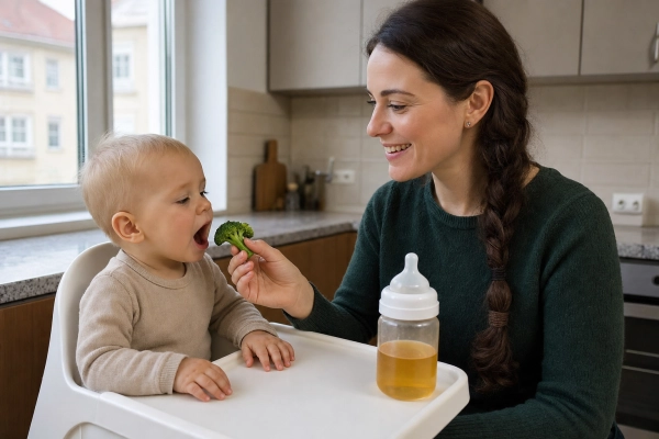 Wat te doen als je kind geen bijvoeding wil eten?