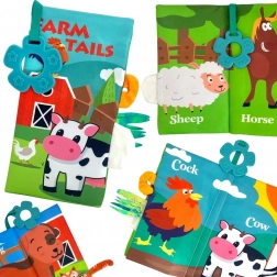 Textielboekje met staartjes WOOPIE baby