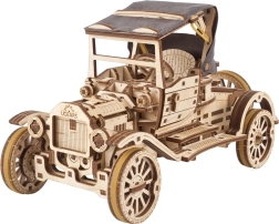 Houten mechanische bouwset Historische auto