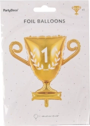 Folieballon in de vorm van een gouden beker
