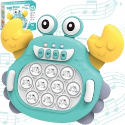 Woopie Pop It elektronische antistress-game Krab – groen