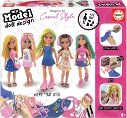 Creatieve set EDUCA My Model Doll Design: casual stijl