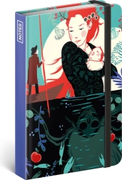 Gelijnd notitieboek met auteursdesign van Kateřina Bažantová 11 × 16 cm