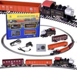 Elektrische H0-treinset stoomlocomotief met besturingsunit