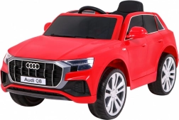 Elektrische kinderauto Audi Q8 rood SUV met afstandsbediening