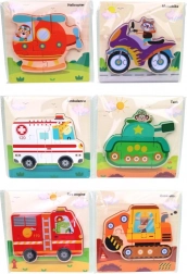 Houten puzzel Vervoersmiddelen