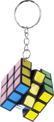 Sleutelhanger met mini 3x3 puzzelkubus