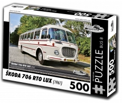 Puzzel Retro-auto’s Škoda 706 RTO LUX – bus, 500 stukjes