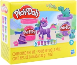 Play-Doh glinsterende collectie – set van 6 potjes klei