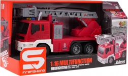 Brandweerauto 1:16 met water, licht en geluid