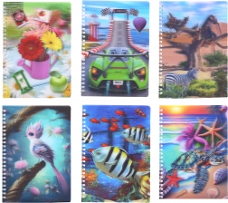 Spiraalnotitieboek A5, gelinieerd, 80 pagina’s