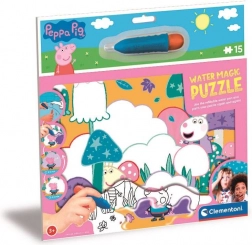 Magische waterpuzzel Peppa Pig 15 stukjes