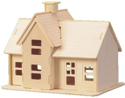 Houten 3D-puzzel Graafmachine