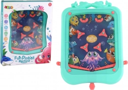 Tafelspel mini flipper met knikker – groen