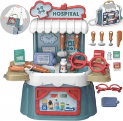 Woopie 3-in-1 set voor kleine dokters in koffertje en tas, 21 onderdelen