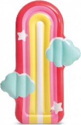 Opblaasbaar luchtbed regenboog en wolk 183 × 132 cm