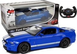 Raceauto met afstandsbediening Ford Shelby GT500 1:14 – blauw