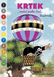 Kleurboek A5 Mol – schilderen op nummer