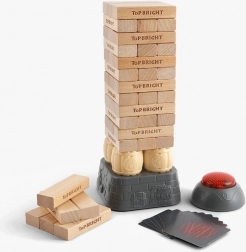 Top Bright houten toren met timer – familiespel