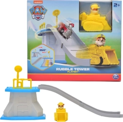 Paw Patrol mini toren met afrit en voertuig van Rubble