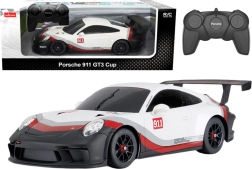 Rc auto 1:18 RASTAR PORSCHE 911 GT3 wit‑grijs