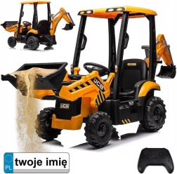 Elektrische kindertractor met lader en graafarm 4-in-1 met afstandsbediening