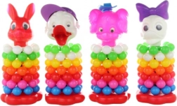 Piramide van balletjes 26 cm