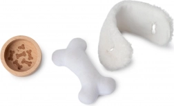 Hondje Jules in mandje