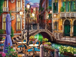 Ravensburger-puzzel Schemering in Venetië XL – 750 stukjes