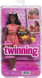 Barbie Twinning Looks pop en hondje met accessoires