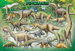 Puzzel Dinosaurussen 100 stukjes