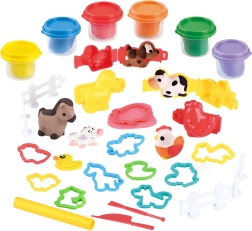 Playgo boetseerklei boerderij set 6 × 56 g - 1 stuk