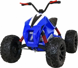 Kinderquad Lucky Seven blauw met LED-verlichting en MP3 USB