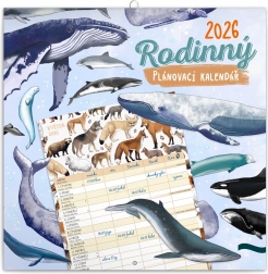 Gezinsplannerkalender Animalium 2026