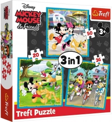 Puzzel 3-in-1 MICKEY MOUSE en vrienden