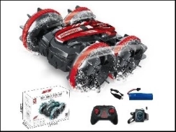 RC amfibieauto met gebarenbediening en 2 batterijen