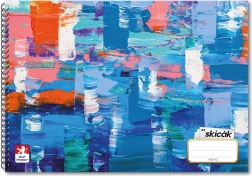 Schetsboek A4 met spiraalbinding voor olieverfschilderij