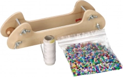 GOKI Houten weefraam voor kralen