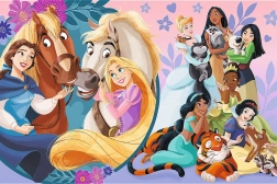Puzzel Disney Prinsessen Glimlach van Vriendschap MAXI 24 stukjes