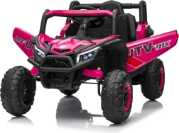 Kinder elektrische buggy Madman UTV-MX roze