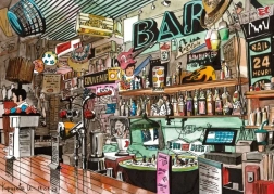 Puzzel magnolia bar 1000 stukjes