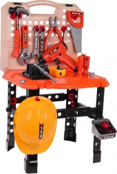 Kinderwerkbank met gereedschap