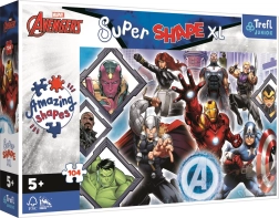 Puzzel 104 stukjes XL Super Shape – jouw favoriete Avengers