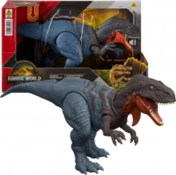 Jurassic World Rebirth dinosaurusfiguur Abelisaurus 25 cm met geluid