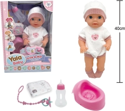 Plassende baby met potje 40 cm