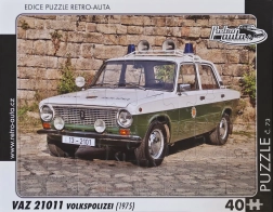 Puzzel RETRO-AUTO’S VAZ 21011 Volkspolizei 40 stukjes