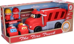 Set van brandweerauto's met effecten 4 stuks