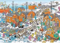 Puzzle JUMBO Jan van Haasteren – Expeditie naar de Zuidpool, 1000 stukjes