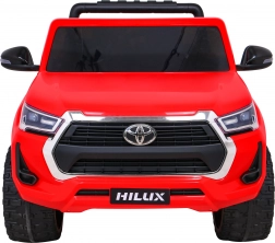 Elektrische kinderauto TOYOTA Hilux 4x4 met afstandsbediening – rode pick-up